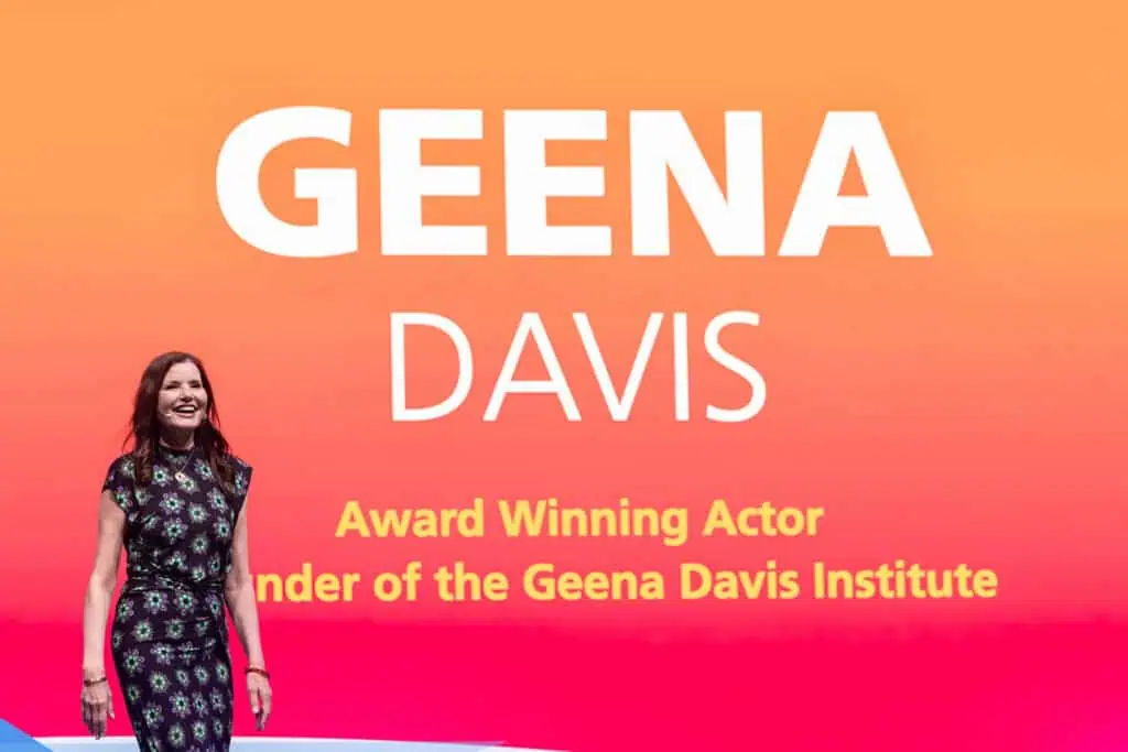 Geena Davis at the Rotary International Convention in Calgary, AB