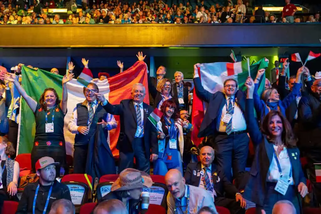 Audience at the Rotary International Convention in Calgary, AB